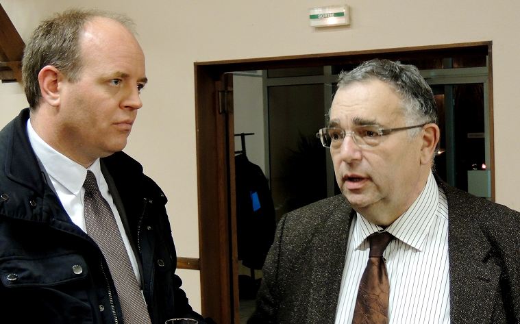 Olivier Huisman (Sous-Pr&eacute;fet de Montbard), Bruno Bethenod (Maire d&rsquo;Arceau, Pr&eacute;sident de l&rsquo;Association des Maires Ruraux de C&ocirc;te-d&rsquo;Or)