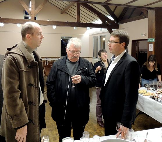 Guy Brunie (Maire d&rsquo;Etevaux), Jean-Michel Jeannin (Directeur du Siseco)
