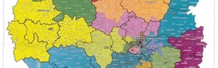 La nouvelle carte électorale des cantons.