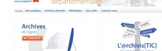 Le site internet des Archives départementales de la Côte-d'Or fait peau neuve.