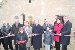 Inauguration de la restauration de la Chapelle Sainte Anne à Mont-Saint-Jean.