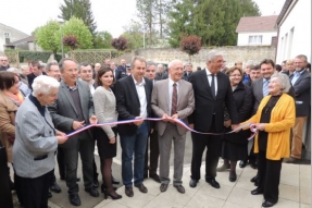 Inauguration des travaux du Centre Hospitalier d'Is-sur-Tille.