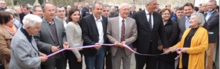 Inauguration des travaux du Centre Hospitalier d'Is-sur-Tille.