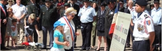Cérémonie commémorative de la bataille du Châtillonnais.