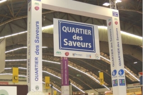 LE QUARTIER DES SAVEURS A LA FOIRE INTERNATIONALE DE DIJON.