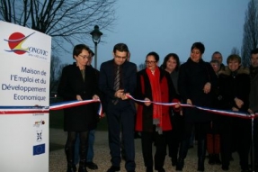 Inauguration de la Maison de l'emploi et du Développement économique de Longvic