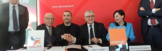Dijon Habitat et Orange s'engagent pour le déploiement de la fibre optique dans 9 071 logements du Grand-Dijon.