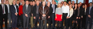 Cérémonie des médailles et retraites Dijon 2015 au Crédit Agricole Champagne-Bourgogne