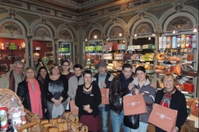 Côte-d'Or Tourisme joue au Père Noël chez Mulot & Petitjean