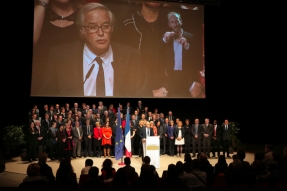 François Rebsamen présente ses voeux aux institutionnels et Dijonnais