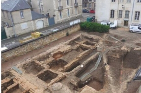 Vestiges médiévaux et modernes rue Berlier à Dijon