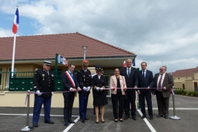 Orvitis inaugure la nouvelle gendarmerie "maréchale des logis-chef BERTAUT"