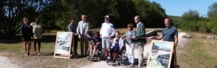 Inauguration de la promenade de Fraiche Fontaine.
