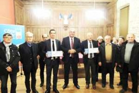 Signature des contrats CAP 100% Côte-d'Or avec la commune d'Arnay-le-Duc et la CC du Pays d'Arnay