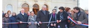 La place de la mairie d'Arc-sur-Tille fait peau neuve