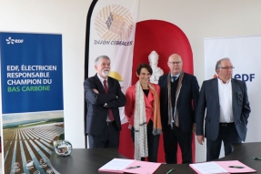  EDF & Dijon Céréales s'engagent en faveur de la transition énergétique en milieu rural