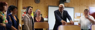 Visite du pôle scolaire Jean Ferrat dans le cadre du Printemps de l'environnement en Côte-d'Or 