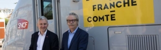 La région présente la première rame TER Régiolis et la marque Mobigo Bourgogne-Franche-Comté