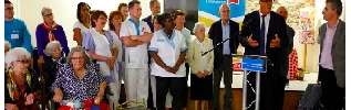 Dans le cadre de la Semaine Bleue, François Sauvadet honore plusieurs centenaires de Côte-d'Or