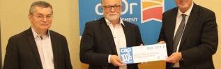 François Sauvadet signe le 28ème contrat Cap 100%  Côte-d'Or pour quatre projets structurants dans le Mirebellois et Fontenois 