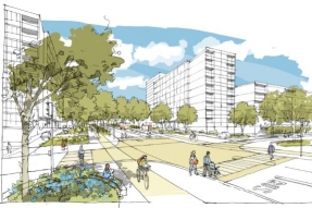 La rénovation urbaine de Fontaine d'Ouche est engagée