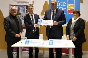 Avec 100% Côte-d'Or, la C.C. Gevrey-Chambertin Nuits-Saint-Georges decroche 2 120 000 euros pour six projets structurants