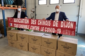 L'association des chinois de Dijon offre 20 000 masques à la ville de Dijon 