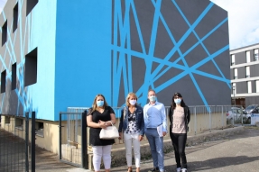 Visite des écoles dijonnaises en travaux