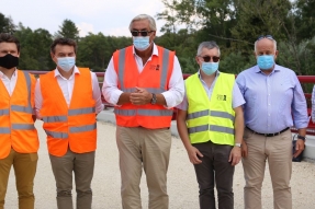 Aménagement du territoire : François Sauvadet visite le chantier du contournement de Mirebeau-sur-Bèze