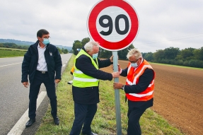 La RD 905 Dijon-Dole repasse à 90 km/h
