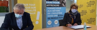 La Région Bourgogne-Franche-Comté s'engage avec la Fédération des Ecoles de Production en faveur des jeunes en situation de décrochage scolaire
