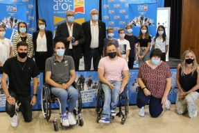 Remise de chèque aux athlètes côte-d'oriens sélectionnés aux Jeux Olympiques et Paralympiques de Tokyo 