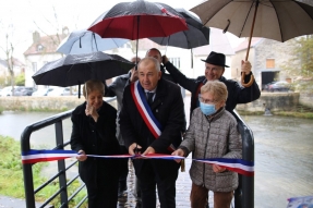 Is-sur-Tille inaugure la passerelle Trucheboeuf 
