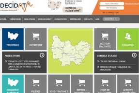 Ouverture au public de Décidata, la plateforme de données socioéconomiques de Bourgogne-Franche-Comté