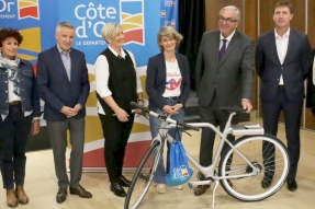 Le Département de la Côte-d'Or et le Groupe SEB  s'unissent pour la promotion des mobilités douces