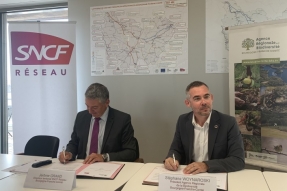 Un partenariat en faveur de la biodiversité signé entre SNCF Réseau et l'Agence Régionale de la Biodiversité en BFC