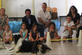 Visite du centre de loisirs situé sur la commune de Couternon