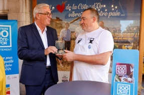Remise de la marque "Savoir-Faire 100 % Côte-d'Or" à la Boulangerie - Pâtisserie Patrick Frémon