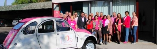 Octobre Rose à la Communauté de communes Norge et Tille, avec la Deuche Rose