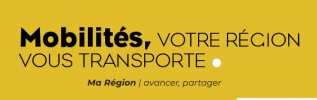 Mobilités, votre Région vous transporte.
