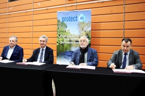Préservation de la ressource en eau : Dijon métropole et l'Agence de l'eau Rhône-Méditerranée-Corse renouvellent la convention de partenariat 2022-2024