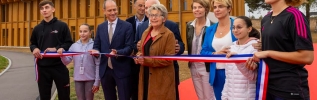 Inauguration des travaux du CREPS :  Centre de Ressources, d'Expertise et de Performance Sportive de Bourgogne Franche-Comté
