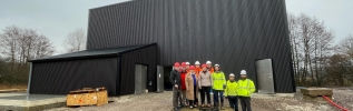 Eschamps : La reconstruction de l'usine de production d'eau potable avance bien ! 