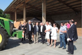 Visite des installations bois énergie du Pays Seine-et-Tilles.