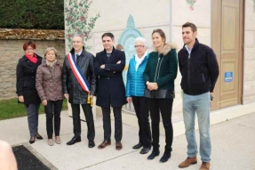 Gevrey-Chambertin inaugure sa fresque.