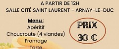 Repas de l'ADMR d'Arnay-le-Duc