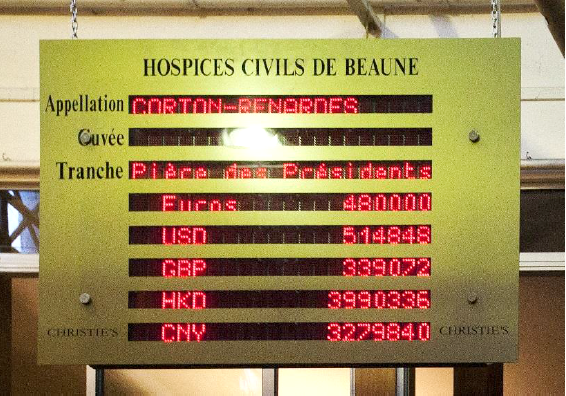 VENTE DES HOSPICES DE BEAUNE 2015 MARIE QUIQUEMELLE ECHO DES COMMUNES
