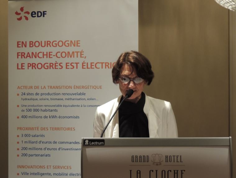 Christine Heuraux, d&eacute;l&eacute;gu&eacute;e r&eacute;gionale EDF Echo des communes