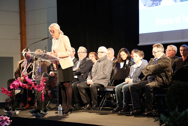 VOEUX DES ELUS 2016 MARIE QUIQUEMELLE ECHO DES COMMUNES