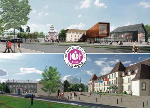 Cit&eacute; internationale de la gastronomie et du vin &agrave; Dijon Echo des communes